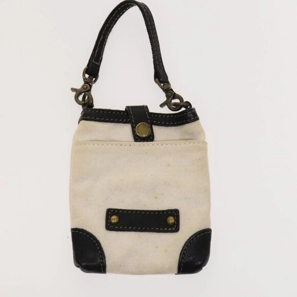 BURBERRY Tote Bag Canvas White Auth ti3062 - Picture 4 of 16